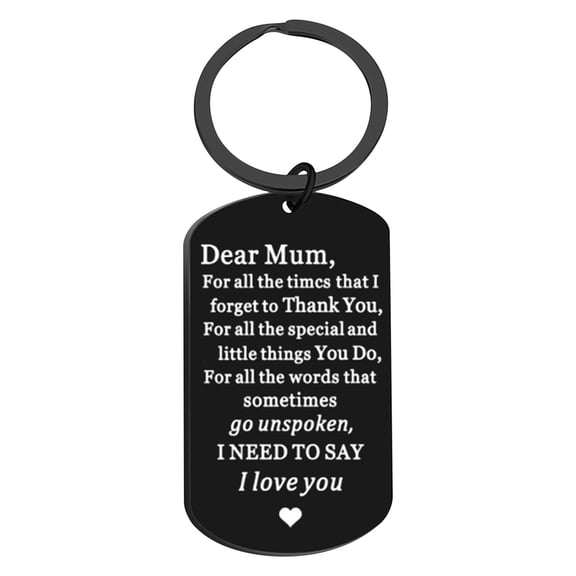 Wioihee Mother's Day Stainless Steel Keychain Is the Gifts for Mom