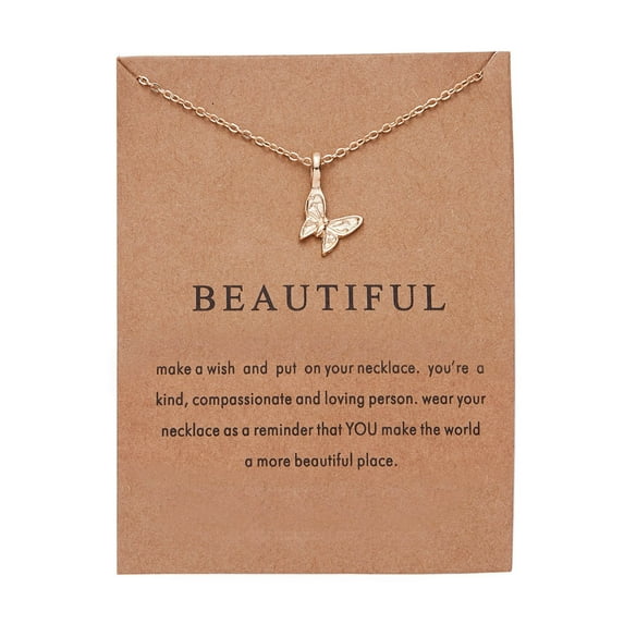 Wioihee Necklace Series Beam Hummingbird Necklace Female Clavicle Chain