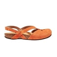 thumbnail image 1 of Wioihee Sandals for Women Women s Closed Toe Elastic Ankle Strap Wedge Sandals Khaki 9 5 43, 1 of 7