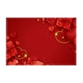 thumbnail image 1 of Wioihee Valentine's Day Placemats,12 Inches Red Love Heart Table Mats for Kitchen Dining Wedding Anniversary Valentine Decorations Party Decor Under $2.00, 1 of 6