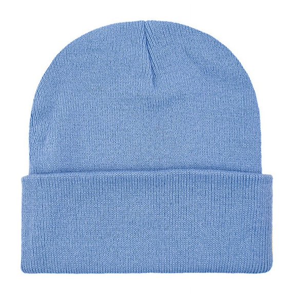 Wioihee Winter Solid Color Knit Beanie Women Men Warm Knitted Hat, Stretchy Basic Cuffed Cap