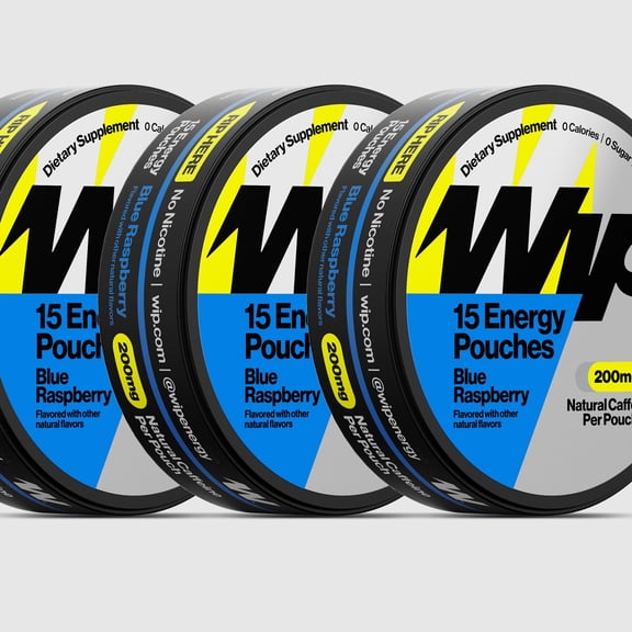 Wip Blue Raspberry 200mg 3 Pack (15 Pouch)