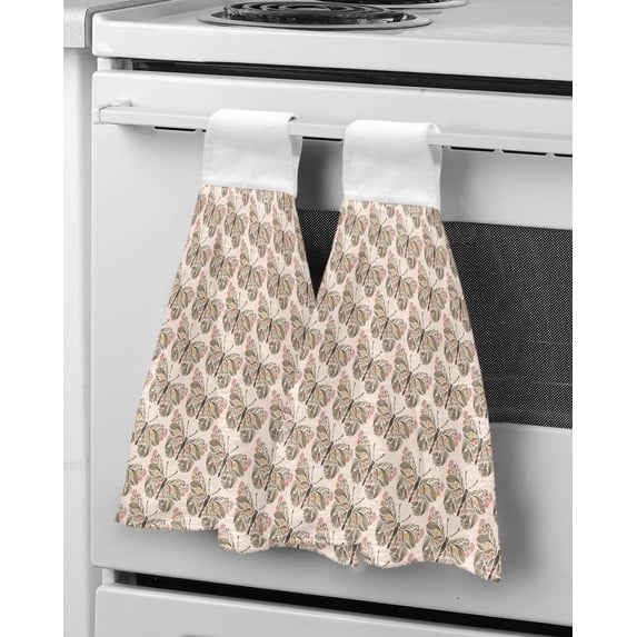 Wipe Bath Bathroom Dishcloths Wipe Kitchen Home Towels Hanging Absorbent Towel Hand Wipe Custom Scales Mermaid