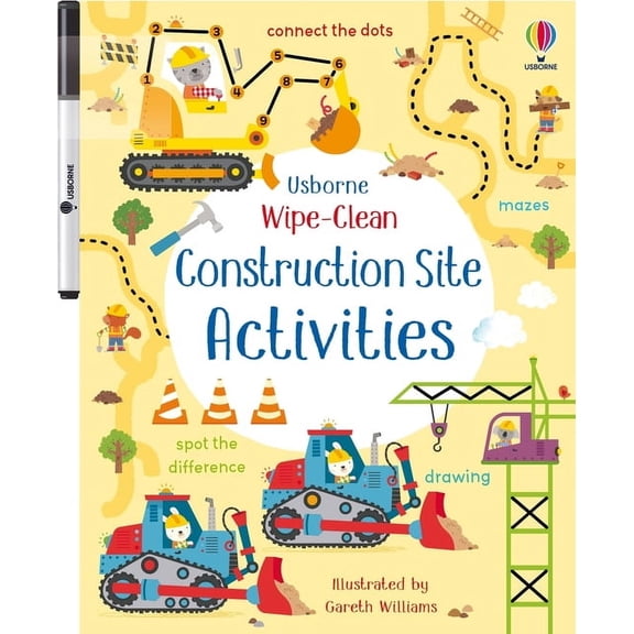 Wipe-Clean Activities Wipe-Clean Construction Site Activities, (Paperback)