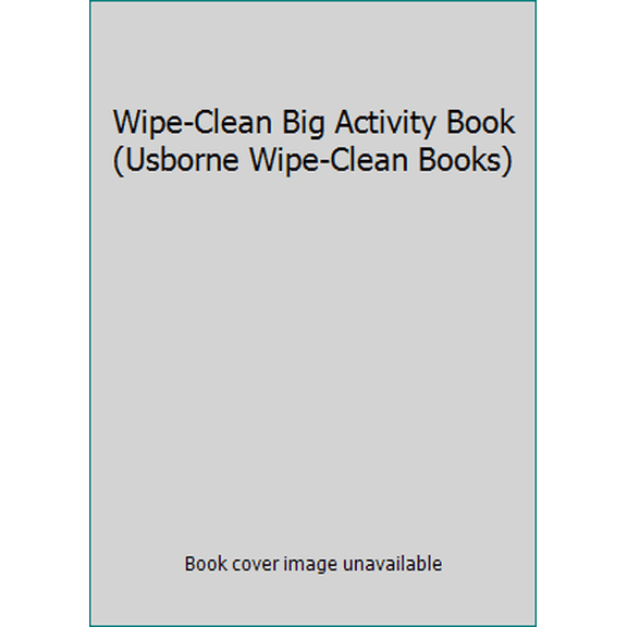 Pre-Owned Wipe-Clean Big Activity Book (Usborne Wipe-Clean Books), 9780794533359, 0794533353, Paperback,