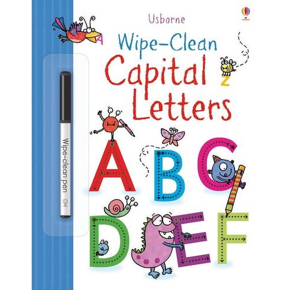 Wipe-Clean Capital Letters (Wipe Clean Books) (Paperback)