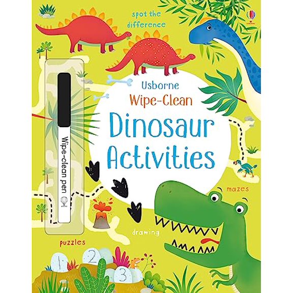Pre-Owned Wipe-Clean Dinosaur Activities (Paperback) 1805070177 9781805070177