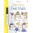 thumbnail image 1 of Pre-Owned Wipe-Clean First Math (Usborne Wipe-Clean Books) (Unknown) 079453354X 9780794533540, 1 of 1