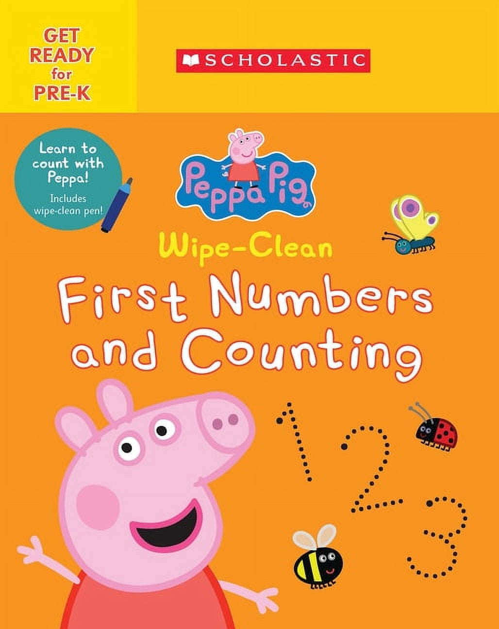 Wipe-Clean First Numbers and Counting (Peppa Pig), (Paperback ...