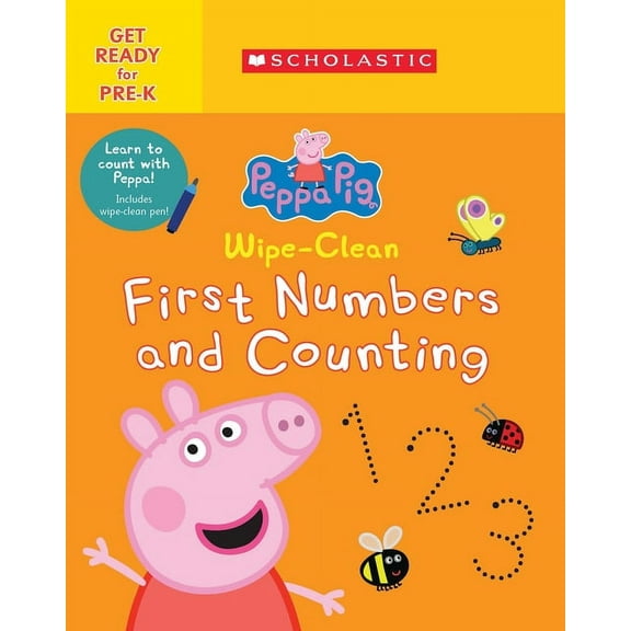 Wipe-Clean First Numbers and Counting (Peppa Pig), (Paperback)