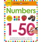 Wipe Clean Learning Books Numbers 1-50 Wipe Clean Workbook Ages 3-5; Wipe-Clean with Pen, Spiral-Bound