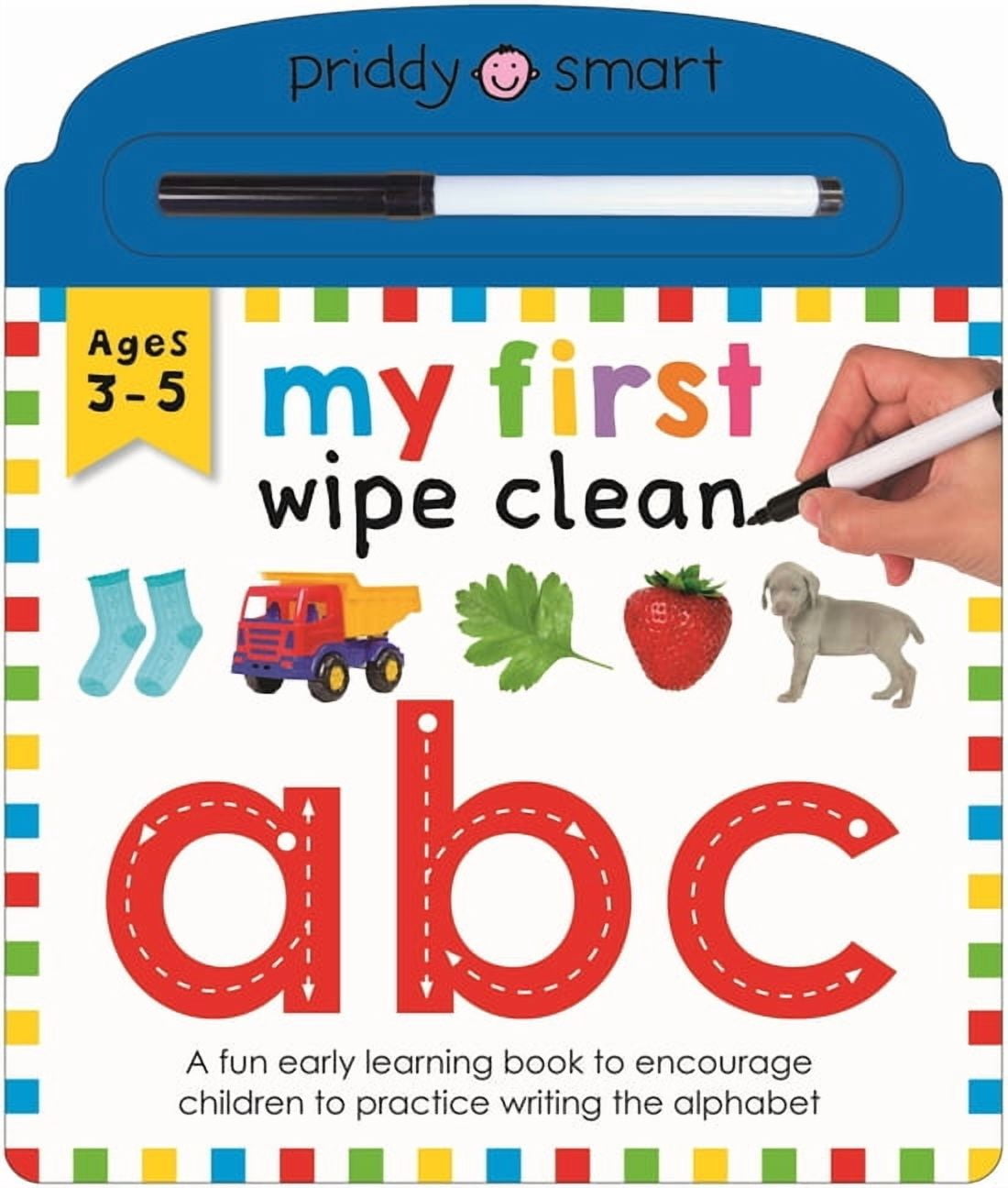 My First Wipe Clean ABC (My First Wipe Clean): A Fun Early-Learning Book for Kids to Practice Their Pen Control Skills, (Board Book)