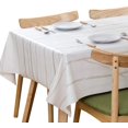 Wipe Clean Tablecloth Waterproof PVC Table Cover for Square Tables