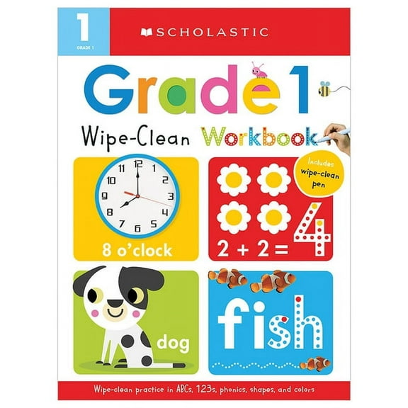 Wipe-Clean Workbook, Grade 1
