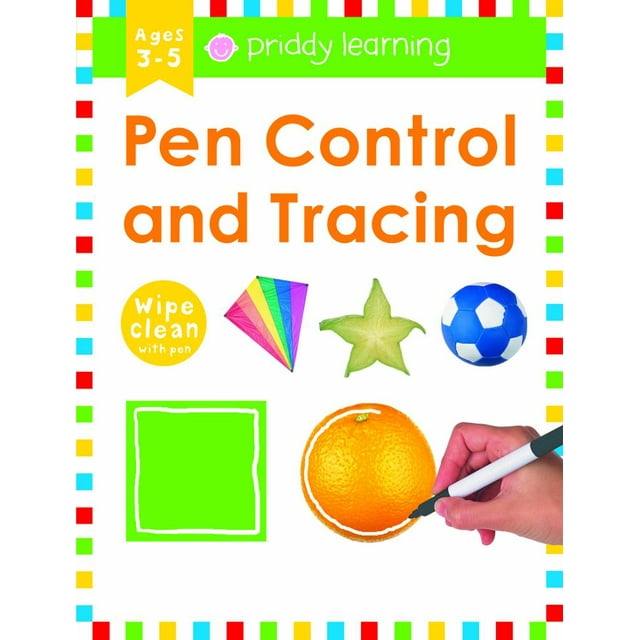 Wipe Clean Workbook Pen Control and Tracing (enclosed Spiral Binding