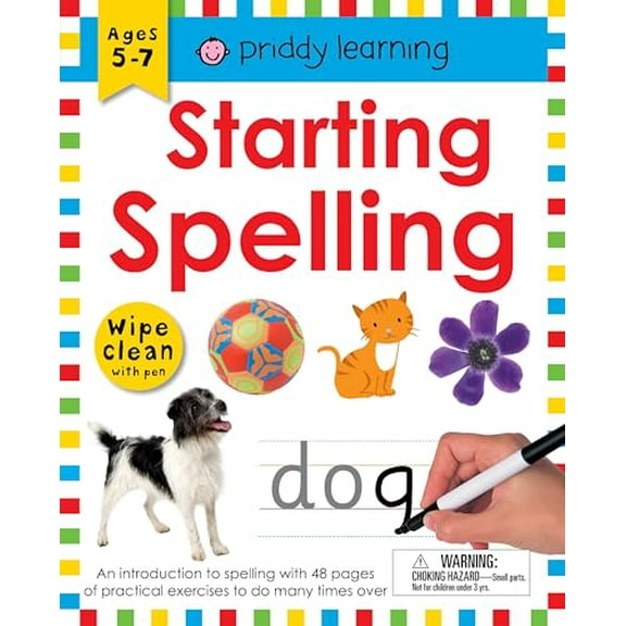 Pre-Owned Wipe Clean Workbook: Starting Spelling : An Introduction to Spelling with 48 Pages of Practical Exercises to Do Many Times Over 9781684490844 Used