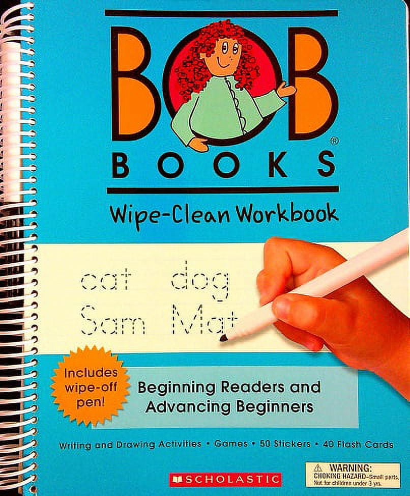Wipe - Clean Workbooks (Bob Books) - Walmart.com