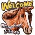 thumbnail image 1 of Wipe Your Hooves Novelty Sign | Indoor/Outdoor | Funny Home Décor for Garages, Living Rooms, Bedroom, Offices | SignMission personalized gift Wall Plaque Decoration, 1 of 1