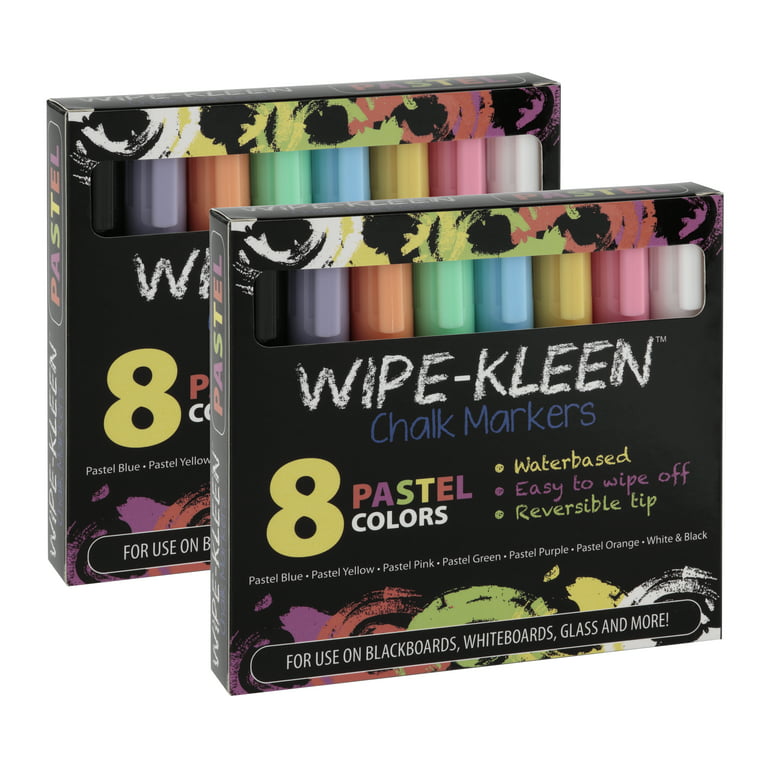 Wipe-Kleen Liquid Chalk Markers, Chalk markers for boards, signs, mirrors,  glass