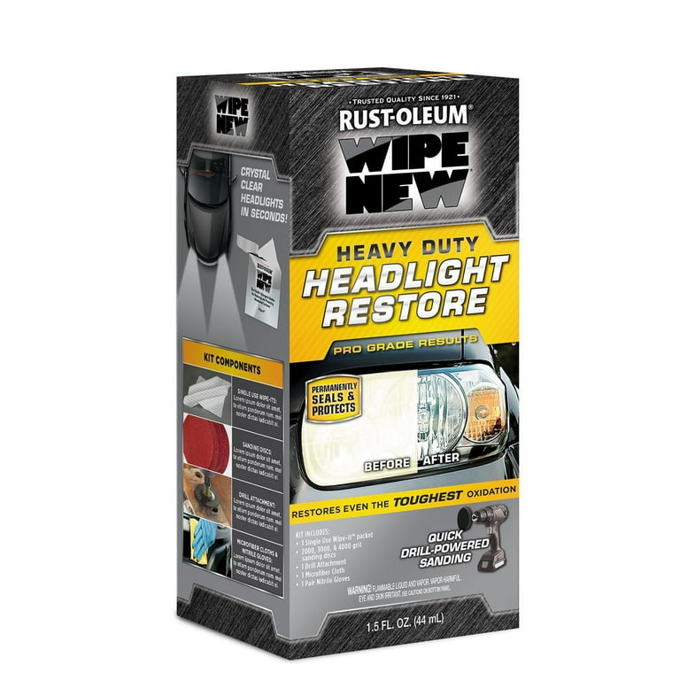 Wipe New Heavy Duty Headlight Restore