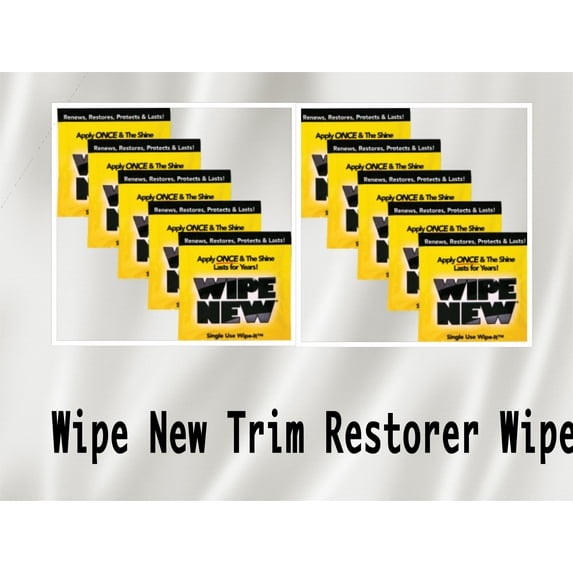 Wipe New Trim Restorer Wipe, 0.34 fl. oz. (10 Pack)