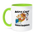 thumbnail image 1 of 3dRose, Wipe Out Waldenstroms Macroglobulinemia  Awareness Ribbon Cause Design, 11oz Two-Tone Green Mug, 1 of 3