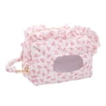 thumbnail image 1 of Wipe Pouch, Double‑Layer Quilted Small Hanging Portable Wipe Holder Wipes Bag Diaper Bag For Stroller, Home, Travel, 1 of 3