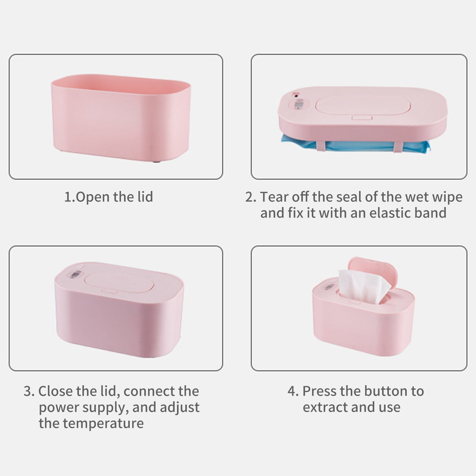 Wipe Warmer,Warmer 10w Constant Usb Dispenser Portable Wipes Dispenser