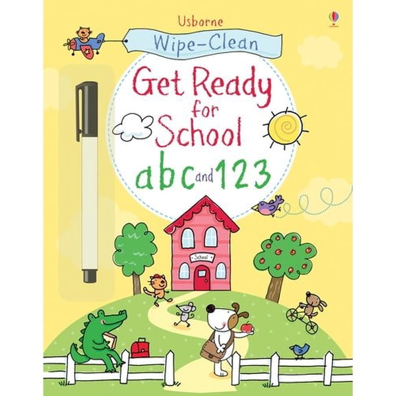 Wipe-clean Get Ready for School ABC and 123 (Wipe Clean Books) (Paperback)