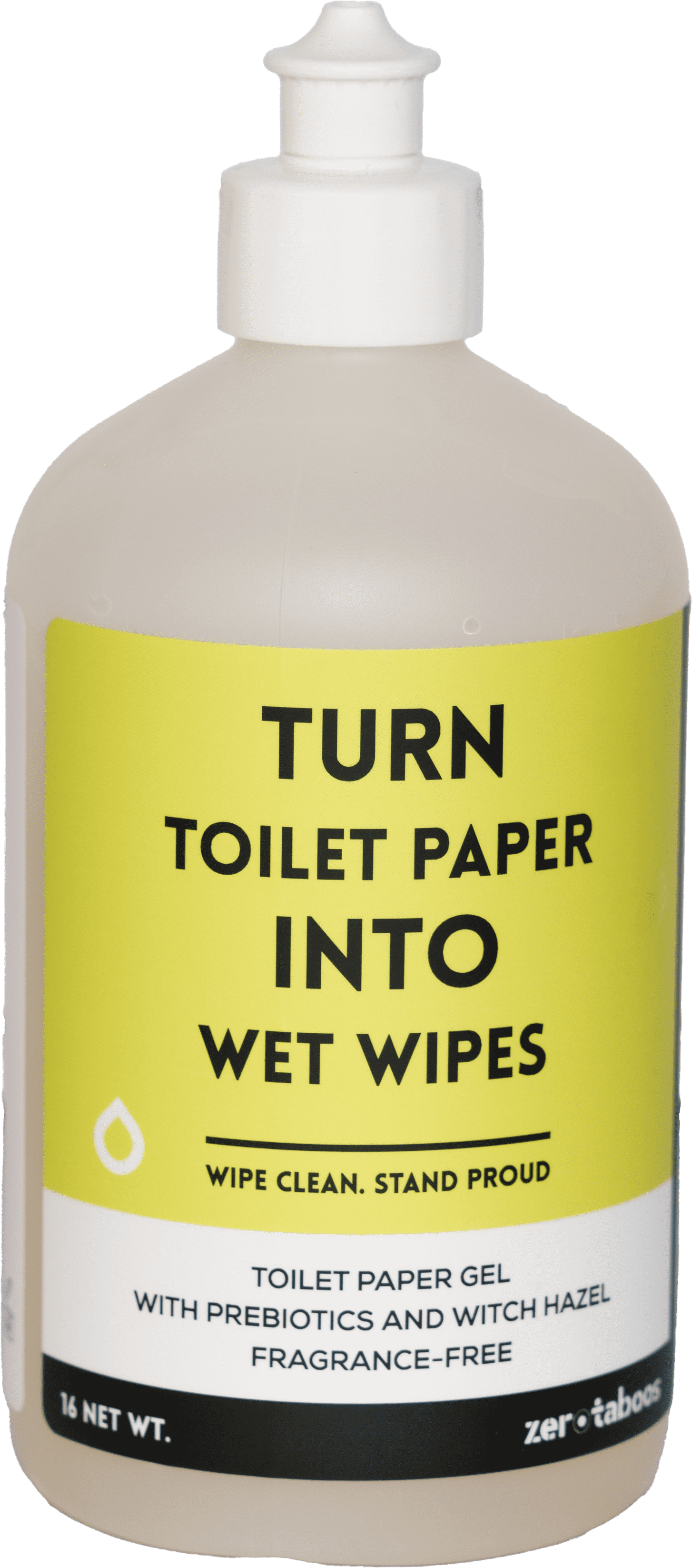 WipeGel Turn Your TP Into Moist Flushable Hemorrhoid Wipes with Witch