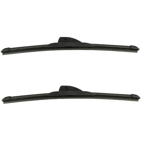 Wiper Blade Set 2 Piece - Compatible with 1970 - 1975, 1979 - 1983 Fiat 124 Base Coupe 1971 1972 1973 1974 1980 1981 1982
