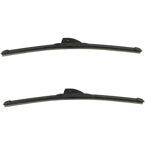 Wiper Blade Set 2 Piece - Compatible with 1975 - 1991 Ford E-350 Econoline 1976 1977 1978 1979 1980 1981 1982 1983 1984 1985 1986 1987 1988 1989 1990
