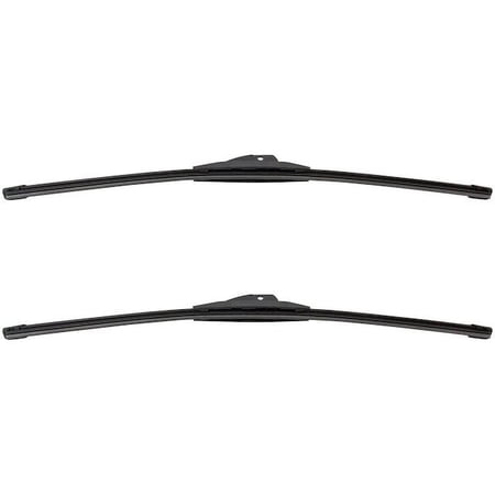 Wiper Blade Set 2 Piece - Compatible with 2009 - 2018 Ford F-350 Super Duty 2010 2011 2012 2013 2014 2015 2016 2017
