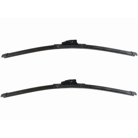 Wiper Blade Set 2 Piece - Compatible with 2009 - 2018 Ford F-350 Super Duty 2010 2011 2012 2013 2014 2015 2016 2017