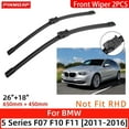 thumbnail image 1 of Wiper Blade Set 2 Piece - Compatible with 2011 - 2016 BMW 535i 2012 2013 2014 2015, 1 of 6