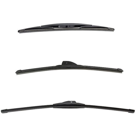 Wiper Blade Set 3 Piece - Compatible with 2008 - 2010 INFINITI EX35 2009
