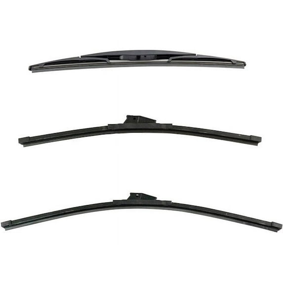 Wiper Blade Set 3 Piece - Compatible with 2011 - 2012 INFINITI FX35