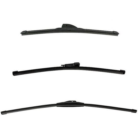 Wiper Blade Set 3 Piece - Compatible with 2016 - 2018 BMW X1 2017