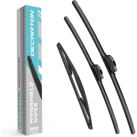 Wiper Blades Replacement for Honda Pilot 2003-2008 Windshield Wipers-3 Pieces of Car Front and Rear Window Wiper Blade (24+21+14)