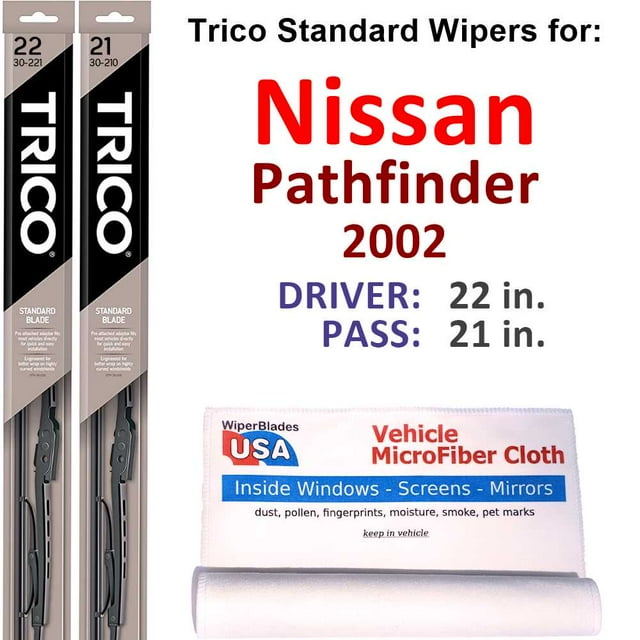 2002 Nissan Pathfinder Wiper Blades (Set of 2)