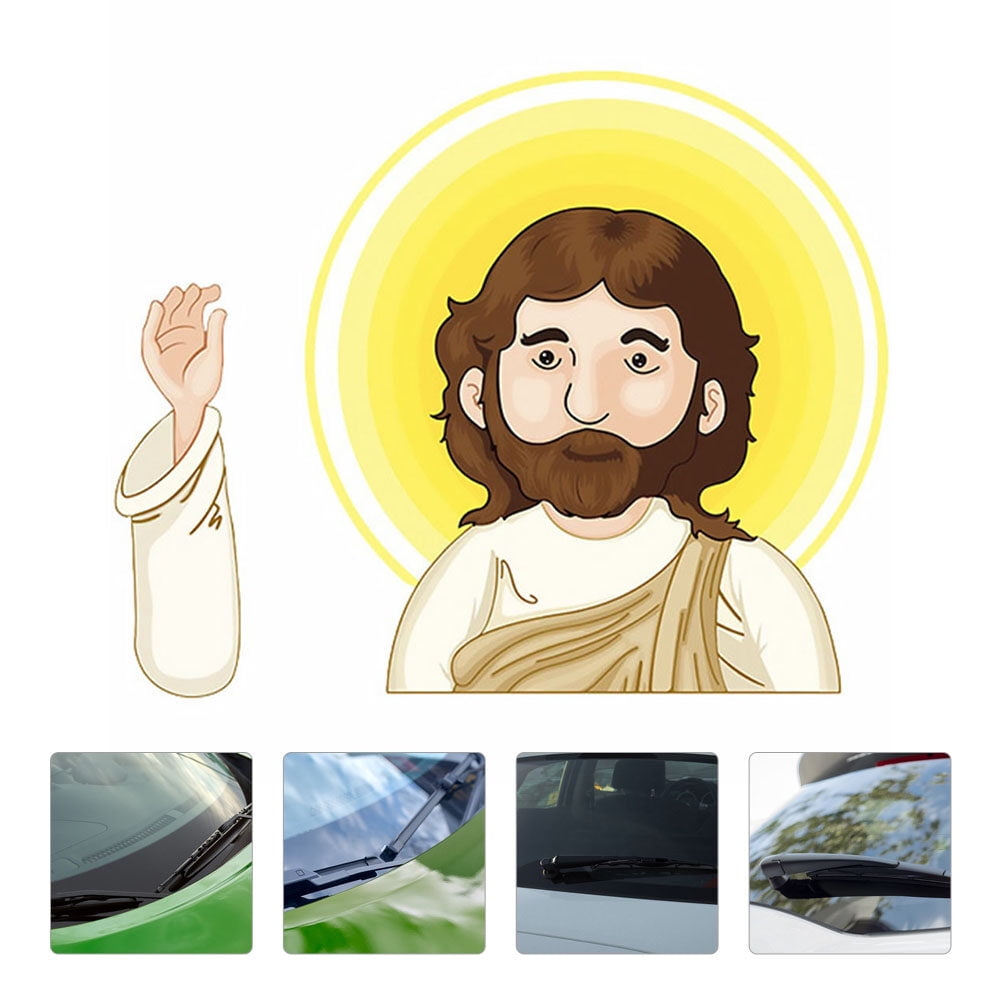 Wiper Decal 1 Set Waterproof Vinyl Car Decals Removable Rear Wiper