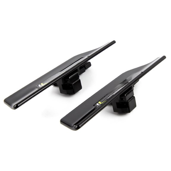 Wiper Maintenance Accessory Set, 2 Piece Black ABS Windshield Pressure Clips with Visible Spring Clamp Structure and Compact 5.28 in Body