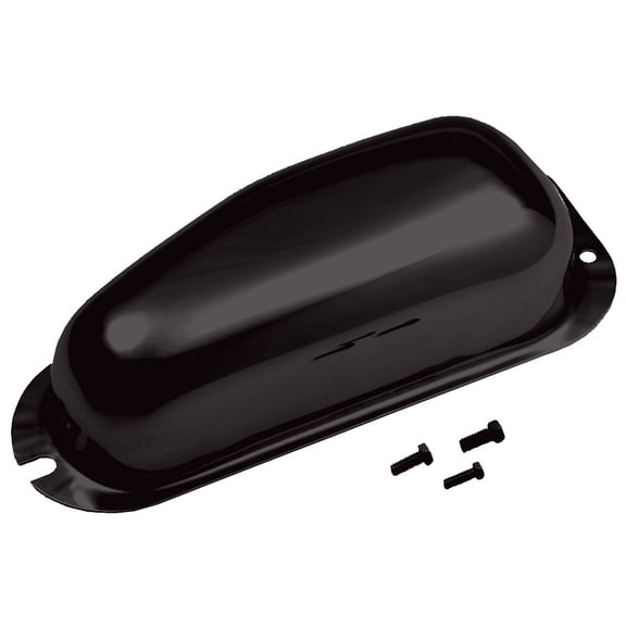 Wiper Motor Cover CJ - 1968-75 Black Powder Coated Stainless