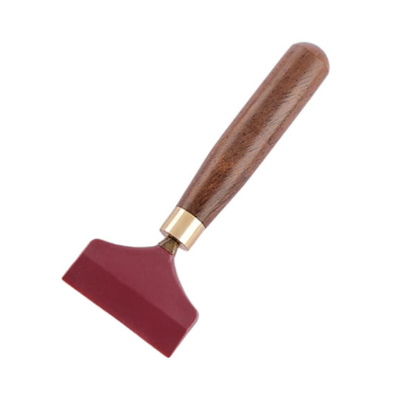 Wiper Tea Scraping Tool Tray Cleaning Tool Wood Supplies Easy Using Durable Universal with Handle Tea Leaf Brush for Tea Short Handle A