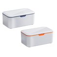 thumbnail image 1 of Wipes Dispenser, Holder Storage Box with Cover for Storing and Dispensing Wipes, Easy-Open & Close Keep Wipes Clean for Home Kitchen Tabletop Decor 2PCS, 1 of 8