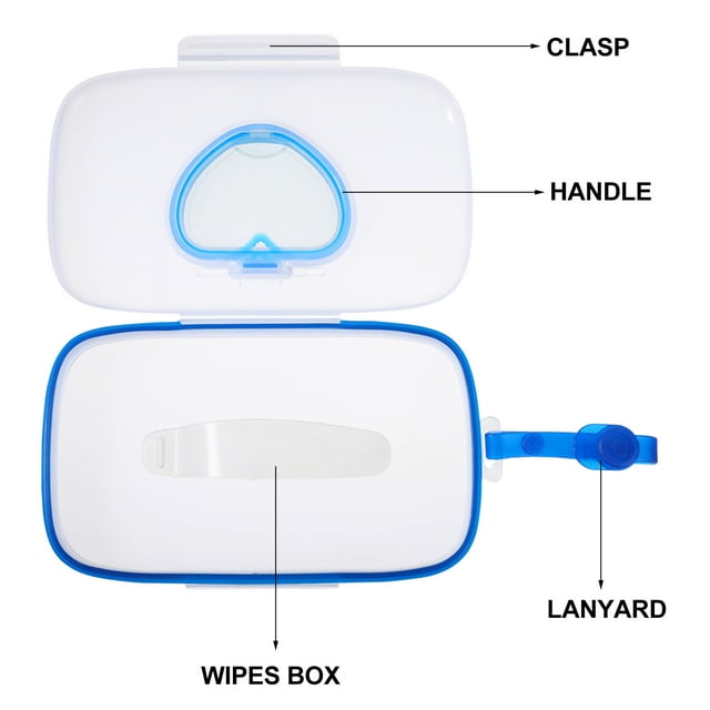 Wipes Wet Wipe Dispenser Baby Case Holder Travel Box Storage Container