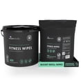 thumbnail image 1 of Wipex Gym Wipes Bundle, EWG Verified Plant-Based Cleaner, 800 Total Wipes, 400ct Bucket + Refill, Lemongrass & Eucalyptus, 1 of 10