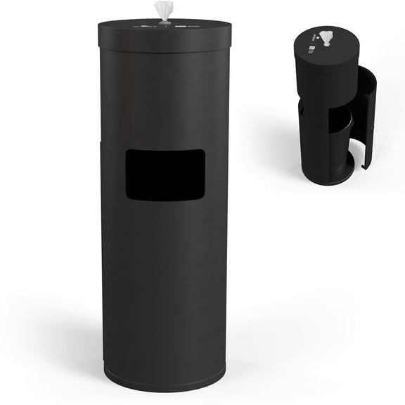 Wipex Stainless Steel Bulk Wipes Free Standing Floor Dispenser for Gym Wipes