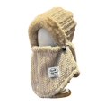 thumbnail image 1 of Wipya Integrated Mask Beanie Hat For Women And Men Full Face Protection Windproof Fleece Lined Winter Warm Hat For Outdoor Activities SizeKhaki, 1 of 6