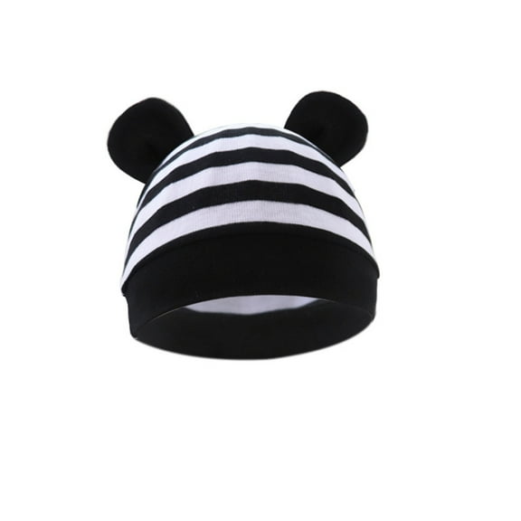 Wipya Newborn Bear Ears Hat Soft Cute Infant Beanie for Baby Boy Girl 0-6 Months Preemie Size